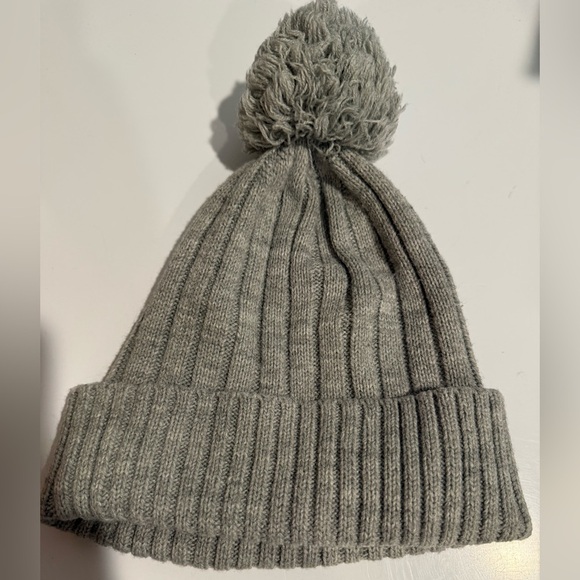 Michael Kors Gray Winter Pom Pom Hat - Picture 4 of 5